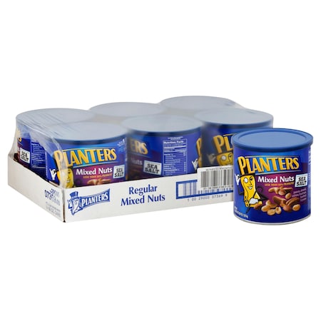 Planters Planters Regular Mixed Nuts 3.5lbs, PK6 10029000073699